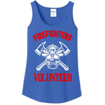 Firefighter Volunteer Cute Gift Firefighters Volunteer Fire Gift Ladies Essential Tank