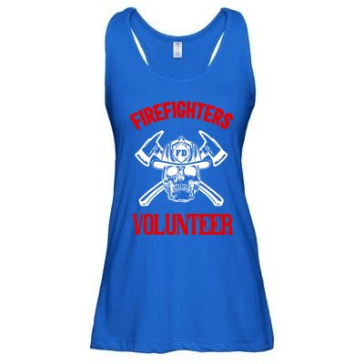 Firefighter Volunteer Cute Gift Firefighters Volunteer Fire Gift Ladies Essential Flowy Tank