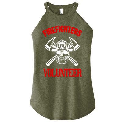 Firefighter Volunteer Cute Gift Firefighters Volunteer Fire Gift Women's Perfect Tri Rocker Tank