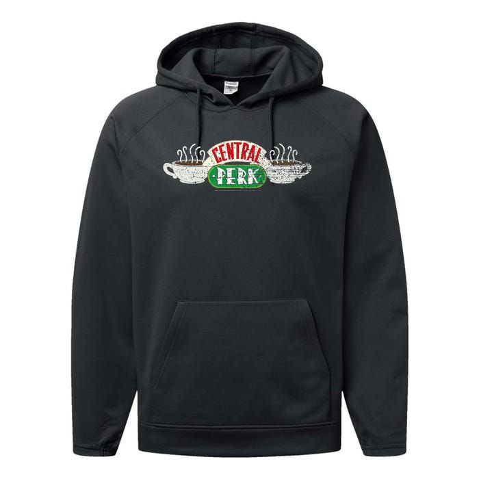 Friends Vintage Central Perk Performance Fleece Hoodie