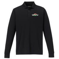 Friends Vintage Central Perk Performance Long Sleeve Polo