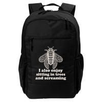 Funny Vintage Cicada I Also Enjoy Sitting In Trees And Screaming Daily Commute Backpack