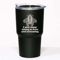 Funny Vintage Cicada I Also Enjoy Sitting In Trees And Screaming Tumbler