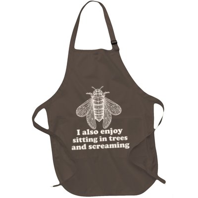 Funny Vintage Cicada I Also Enjoy Sitting In Trees And Screaming Apron