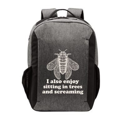 Funny Vintage Cicada I Also Enjoy Sitting In Trees And Screaming Vector Backpack