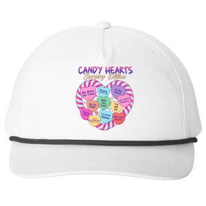 Funny Valentine Candy Hearts Surgery Edition Snapback Five-Panel Rope Hat