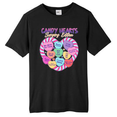 Funny Valentine Candy Hearts Surgery Edition Tall Fusion ChromaSoft Performance T-Shirt