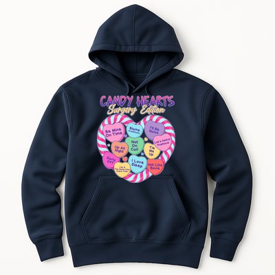 Funny Valentine Candy Hearts Surgery Edition Hoodie