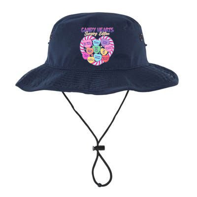 Funny Valentine Candy Hearts Surgery Edition Bucket Hat