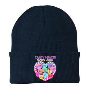 Funny Valentine Candy Hearts Surgery Edition Knit Cap Winter Beanie