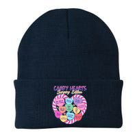 Funny Valentine Candy Hearts Surgery Edition Knit Cap Winter Beanie