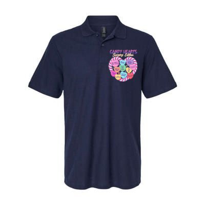 Funny Valentine Candy Hearts Surgery Edition Softstyle Adult Sport Polo