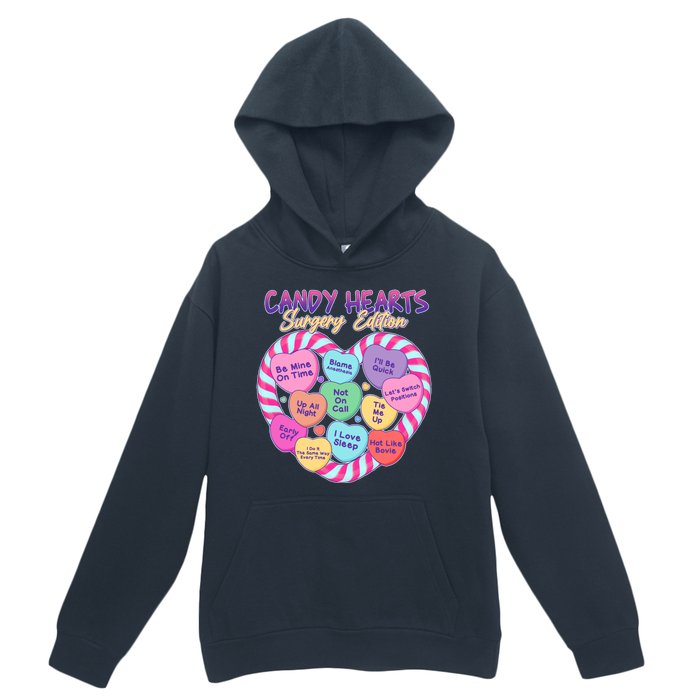 Funny Valentine Candy Hearts Surgery Edition Urban Pullover Hoodie