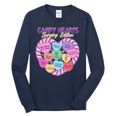 Funny Valentine Candy Hearts Surgery Edition Tall Long Sleeve T-Shirt