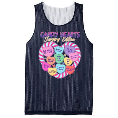 Funny Valentine Candy Hearts Surgery Edition Mesh Reversible Basketball Jersey Tank