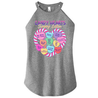 Funny Valentine Candy Hearts Surgery Edition Women’s Perfect Tri Rocker Tank