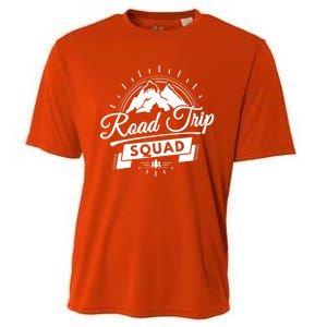 Family Vacation Cute Gift Road Trip Squad Mountains Gift Cooling Performance Crew T-Shirt