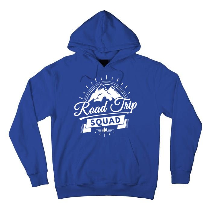 Family Vacation Cute Gift Road Trip Squad Mountains Gift Tall Hoodie