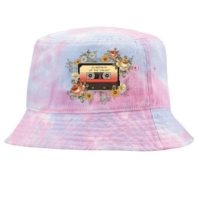 Floral Vintage Cattsette Tape Galaxy Tie-Dyed Bucket Hat