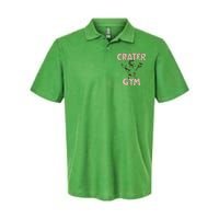 Funny Vintage Crater Gym Softstyle Adult Sport Polo