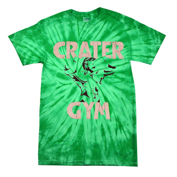 Funny Vintage Crater Gym Tie-Dye T-Shirt