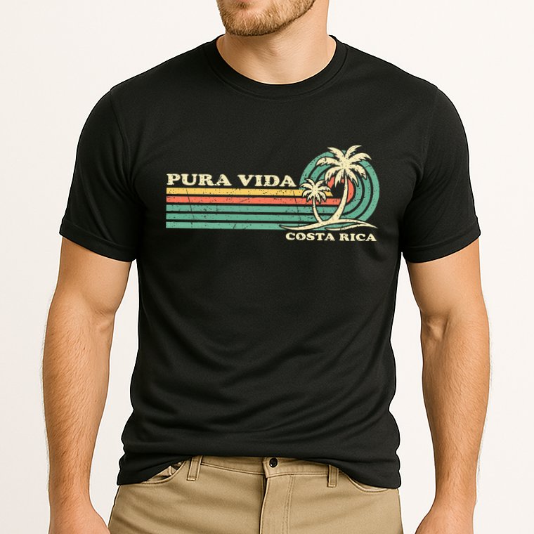 Family Vacation Costa Rica Pura Vida Beach Cooling Performance Crew T-Shirt