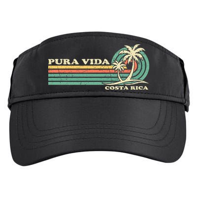 Family Vacation Costa Rica Pura Vida Beach Adult Drive Performance Visor