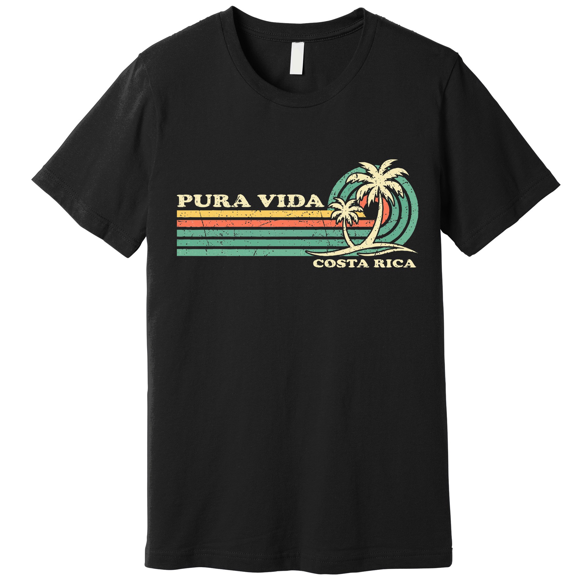 Family Vacation Costa Rica Pura Vida Beach Premium T-Shirt