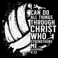 Funny Volleyball Christian Design For Women Toddler T-Shirt