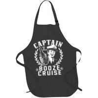 Funny Vintage Captain Of The Booze Cruise Apron