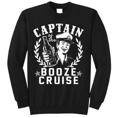 Funny Vintage Captain Of The Booze Cruise Sweatshirt
