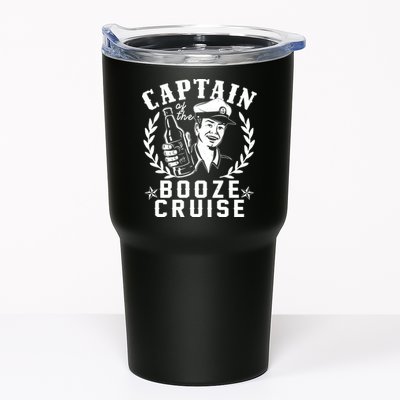 Funny Vintage Captain Of The Booze Cruise Tumbler