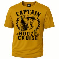 Funny Vintage Captain Of The Booze Cruise Performance Shirt