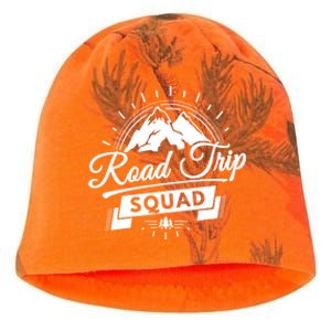 Family Vacation Cool Gift Road Trip Squad Mountains Cute Gift Kati - Camo Knit Beanie