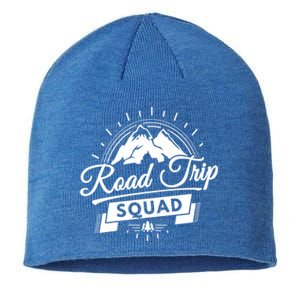 Family Vacation Cool Gift Road Trip Squad Mountains Cute Gift Sustainable Beanie