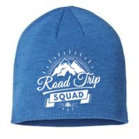 Family Vacation Cool Gift Road Trip Squad Mountains Cute Gift Sustainable Beanie