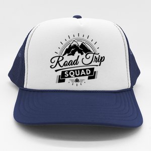 Family Vacation Cool Gift Road Trip Squad Mountains Cute Gift Trucker Hat