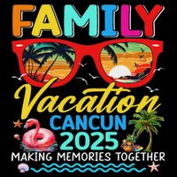 Family Vacation Cancun 2025 Summer Matching Group Trip 16 in Basic Backpack