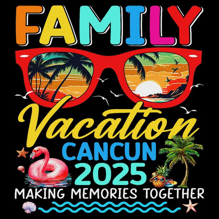 Family Vacation Cancun 2025 Summer Matching Group Trip 16 in Basic Backpack
