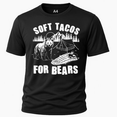 Funny Vintage Camping Soft Tacos For Bears Performance Shirt