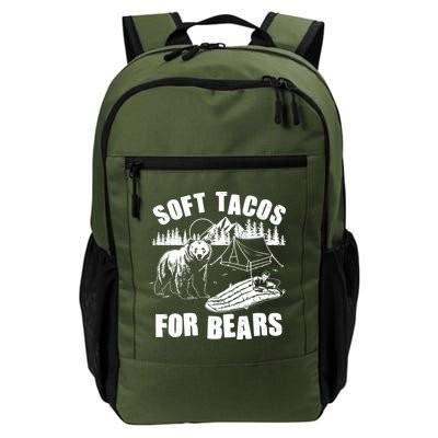 Funny Vintage Camping Soft Tacos For Bears Backpack