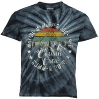 Family Vibes Cousin Crew 2024 Family Vacation Kids Tie-Dye T-Shirt