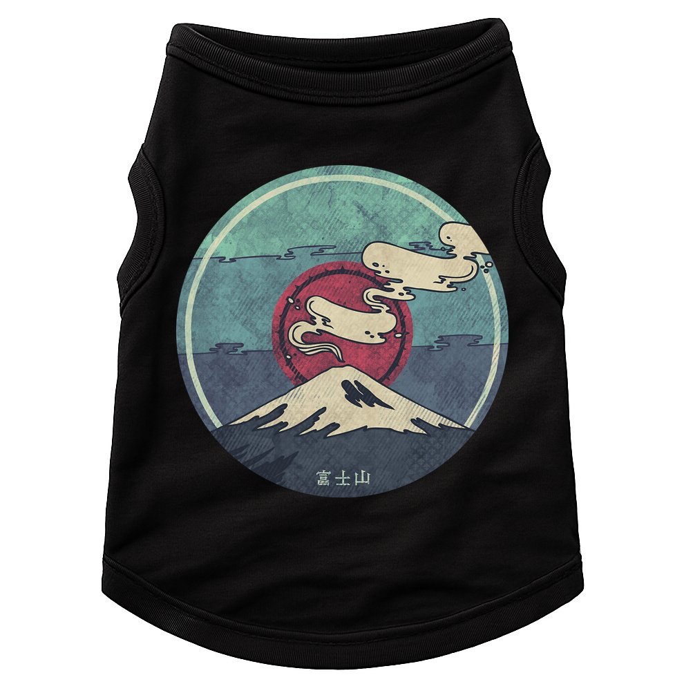 Fuji Volcano Classic Retro Doggie Tank