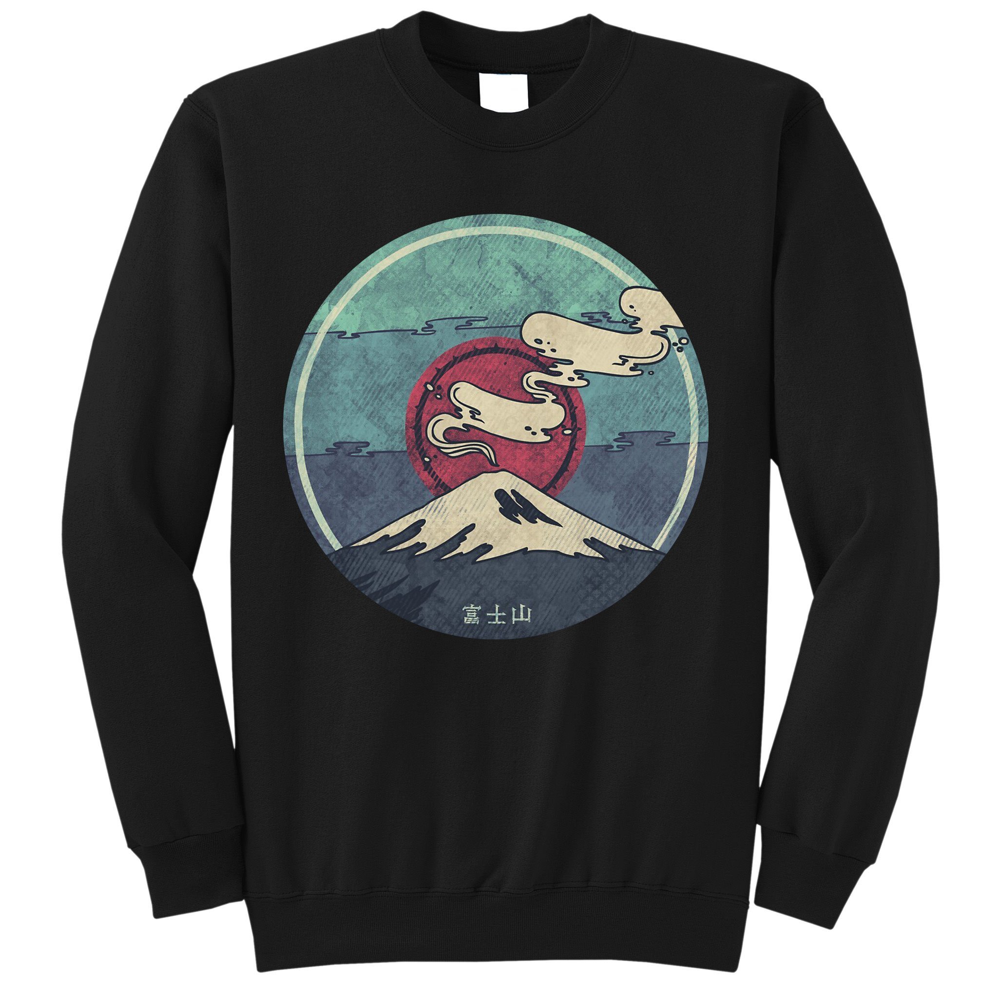 Fuji Volcano Classic Retro Sweatshirt