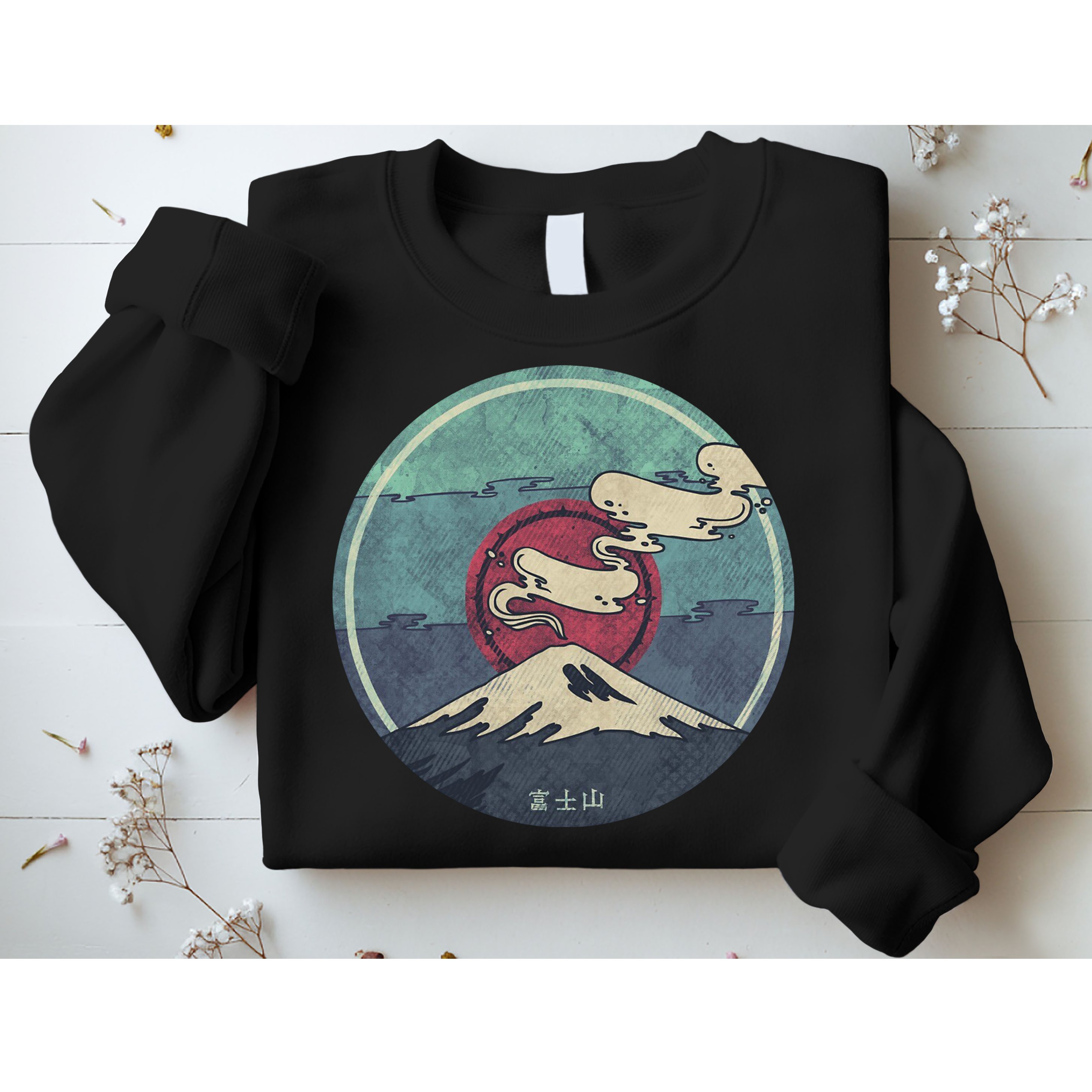 Fuji Volcano Classic Retro Sweatshirt