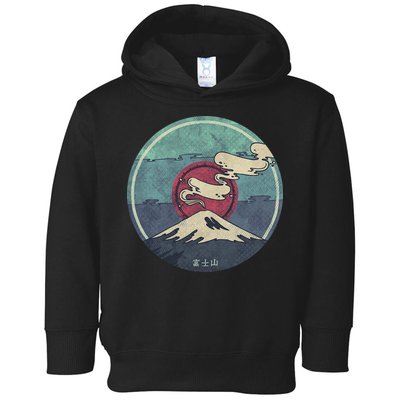 Fuji Volcano Classic Retro Toddler Hoodie