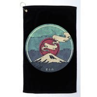 Fuji Volcano Classic Retro Golf Towel