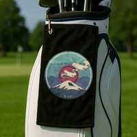Fuji Volcano Classic Retro Golf Towel