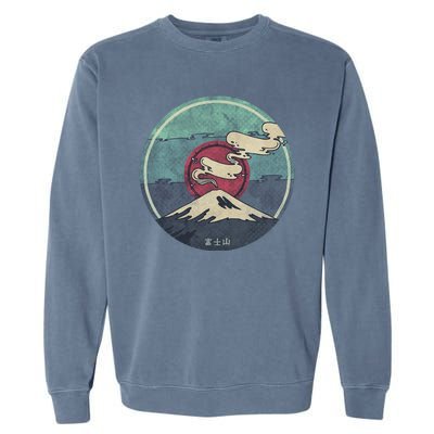 Fuji Volcano Classic Retro Garment-Dyed Sweatshirt