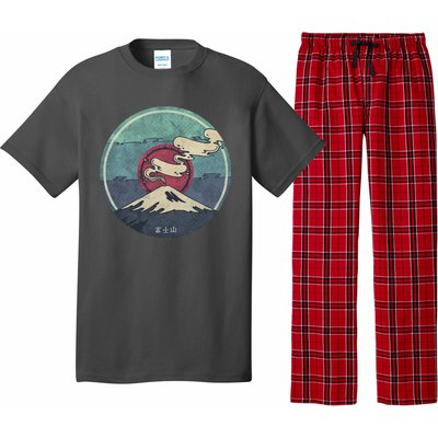 Fuji Volcano Classic Retro Pajama Set